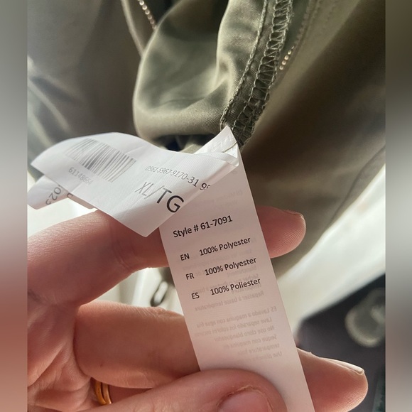 Olive Green Lightweight Hooded Jacket - Picture 6 of 8